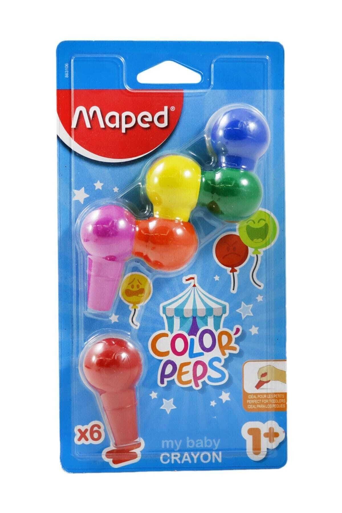 Maped 6 Renk Color Peps Baby Mum Boya 863106