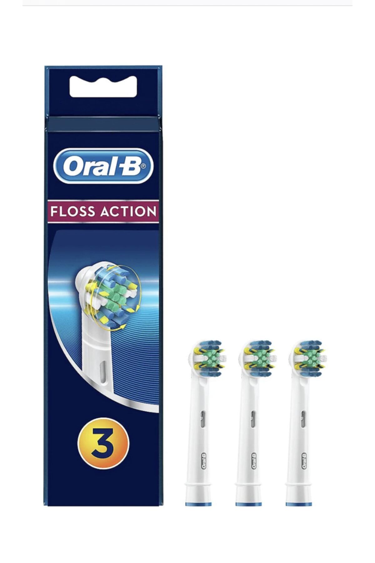 Oral-B Eb25-2 Floss Action 3'lü Diş Fırçası Yedek Başlığı