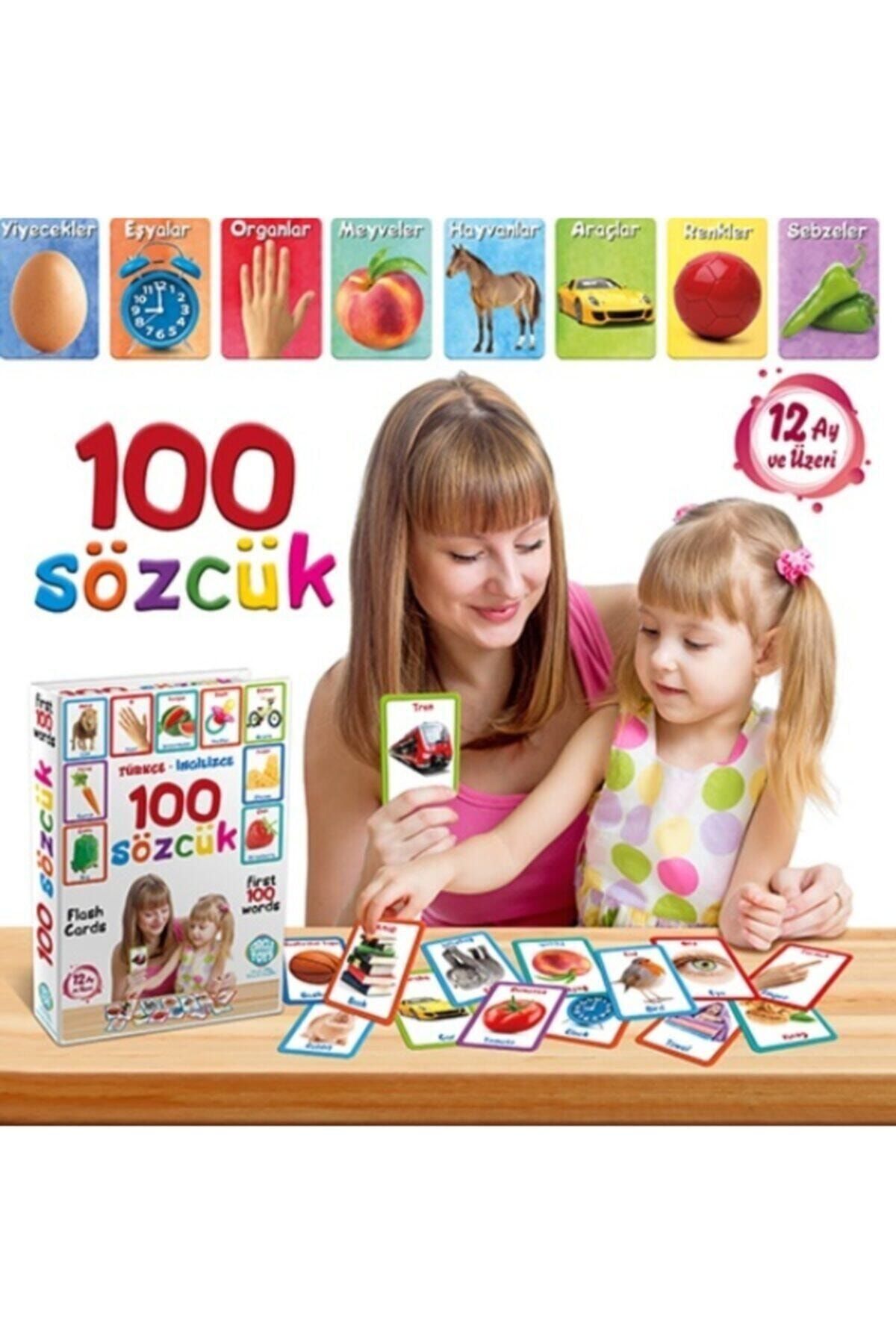 Circle Toys İlk 100 Sözcük Türkçe - İngilizce Eğitici Kartlar