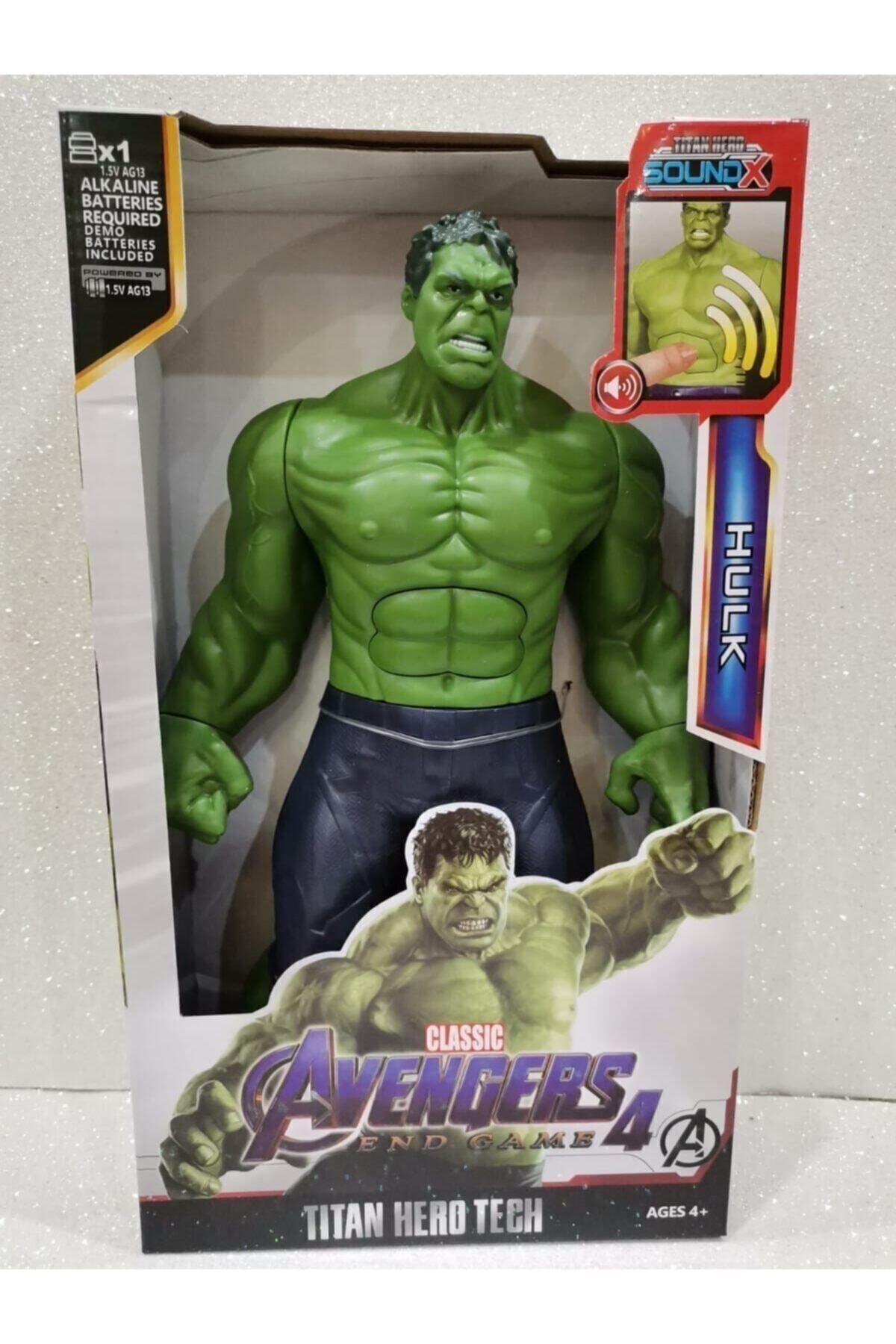 AVENGERS Hulk Action Figür Oyuncak Işıklı Konuşan 28.5 Cm