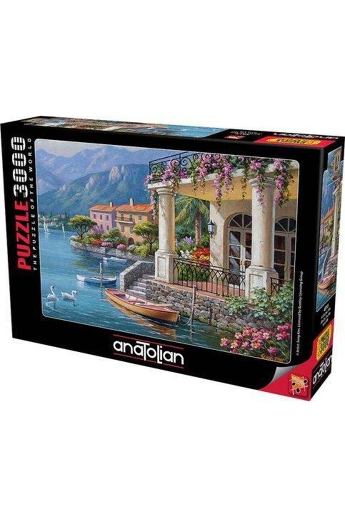 Anatolian Puzzle Körfezdeki Villa / 3000 Parçalık Puzzle, Kod:4915