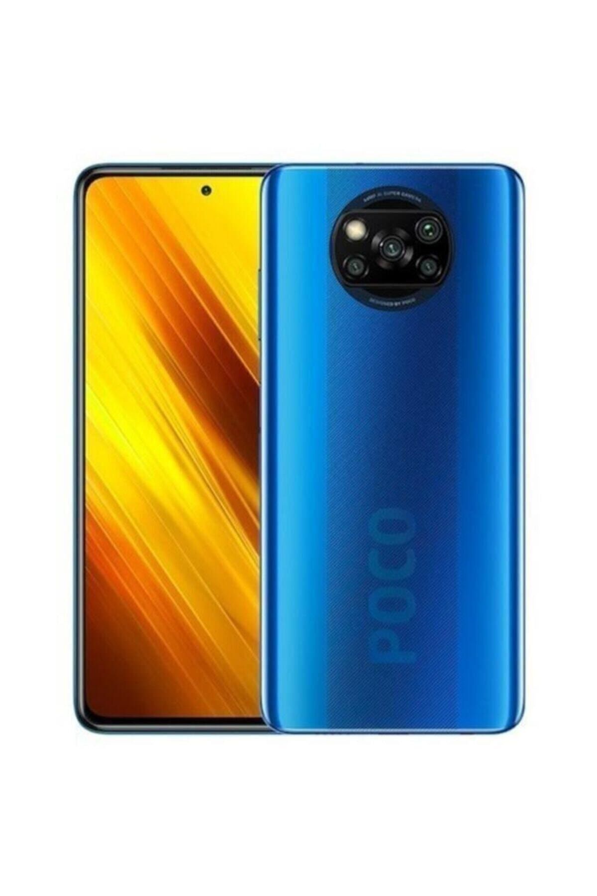 POCO X3 6 GB+64 GB Cep Telefonu - Mavi (Xiaomi Türkiye Garantili)