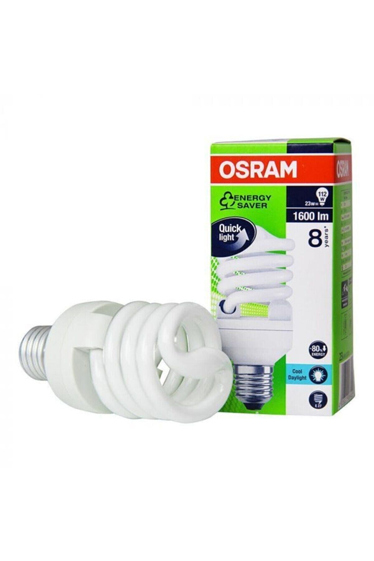 Osram - Dulux Mini Twist 23 W Tasarruflu Spiral Ampul Beyaz Işık E27 Normal Duylu 1600 Lümen