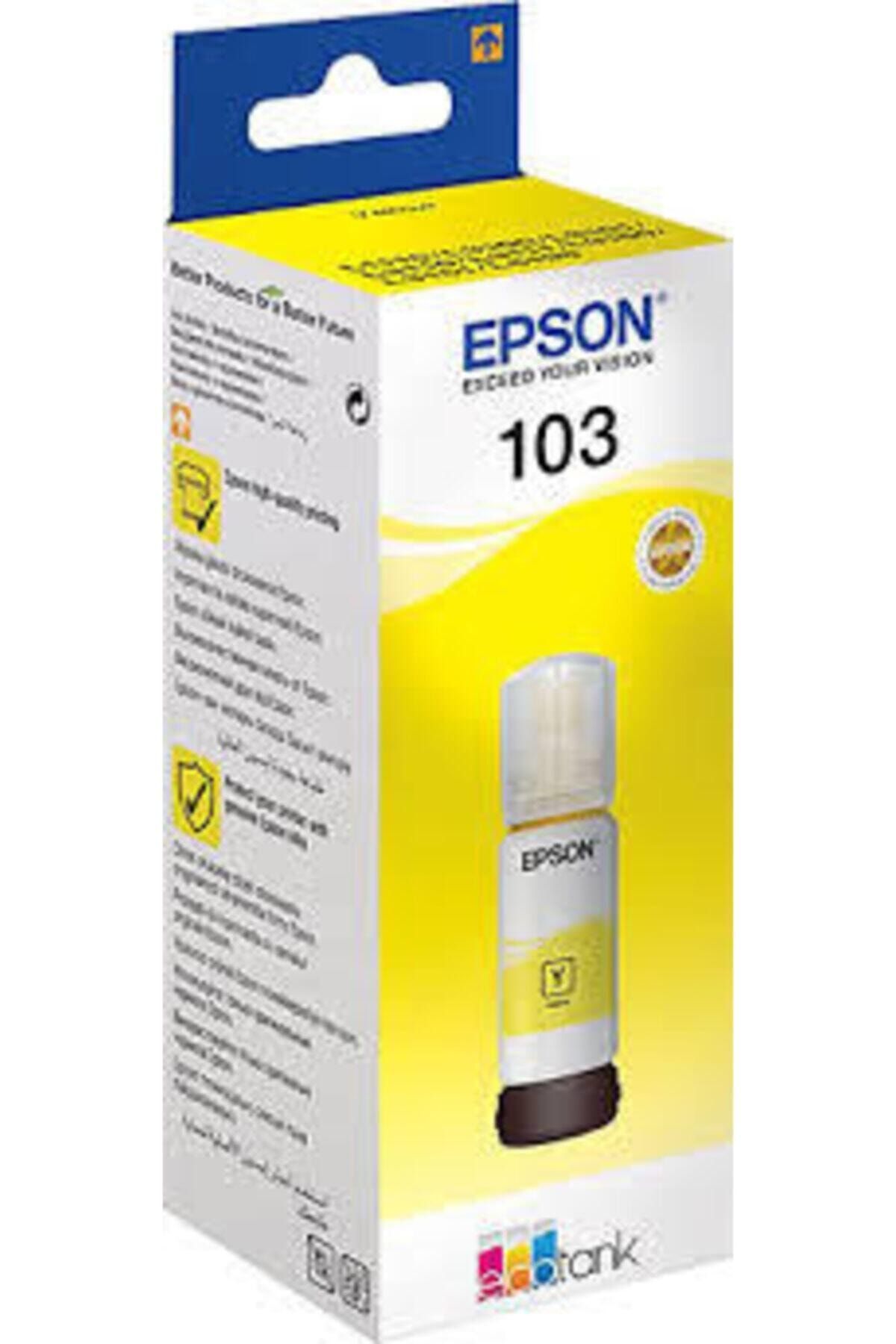 Epson T103 Uyumlu (c13t00s44a) Sarı Mürekkep Kartuş (7.500 Sayfa)