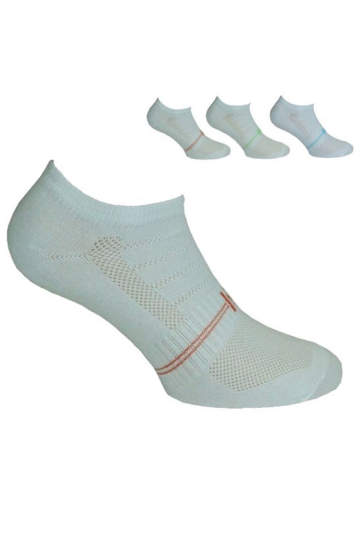 Norfolk Beyaz Yogi Üçlü Paket Çocuk Çorabı