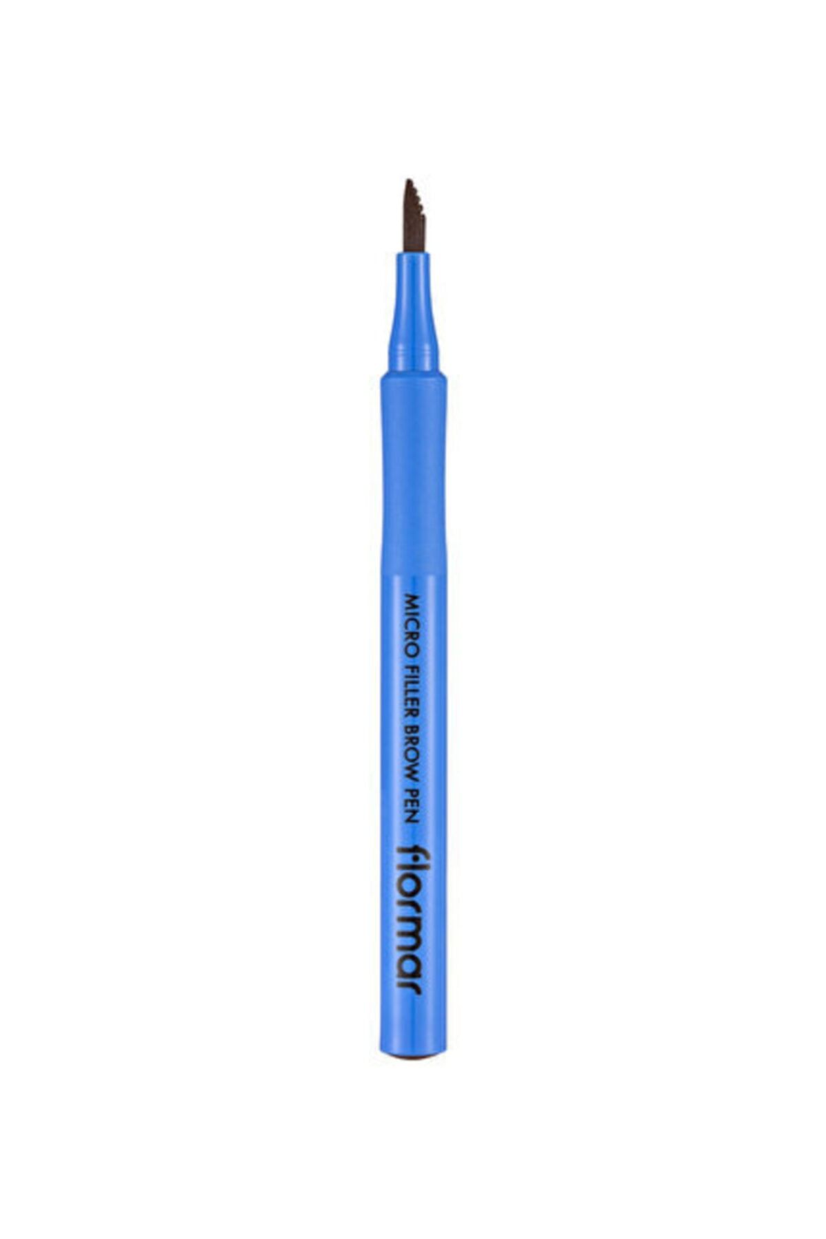 Flormar Mıcro Fıller Brow Pen Ince Çizgilerle , Suya Dayanıklı Kaş Kalemi | 1 Ml 3 Dark Brown