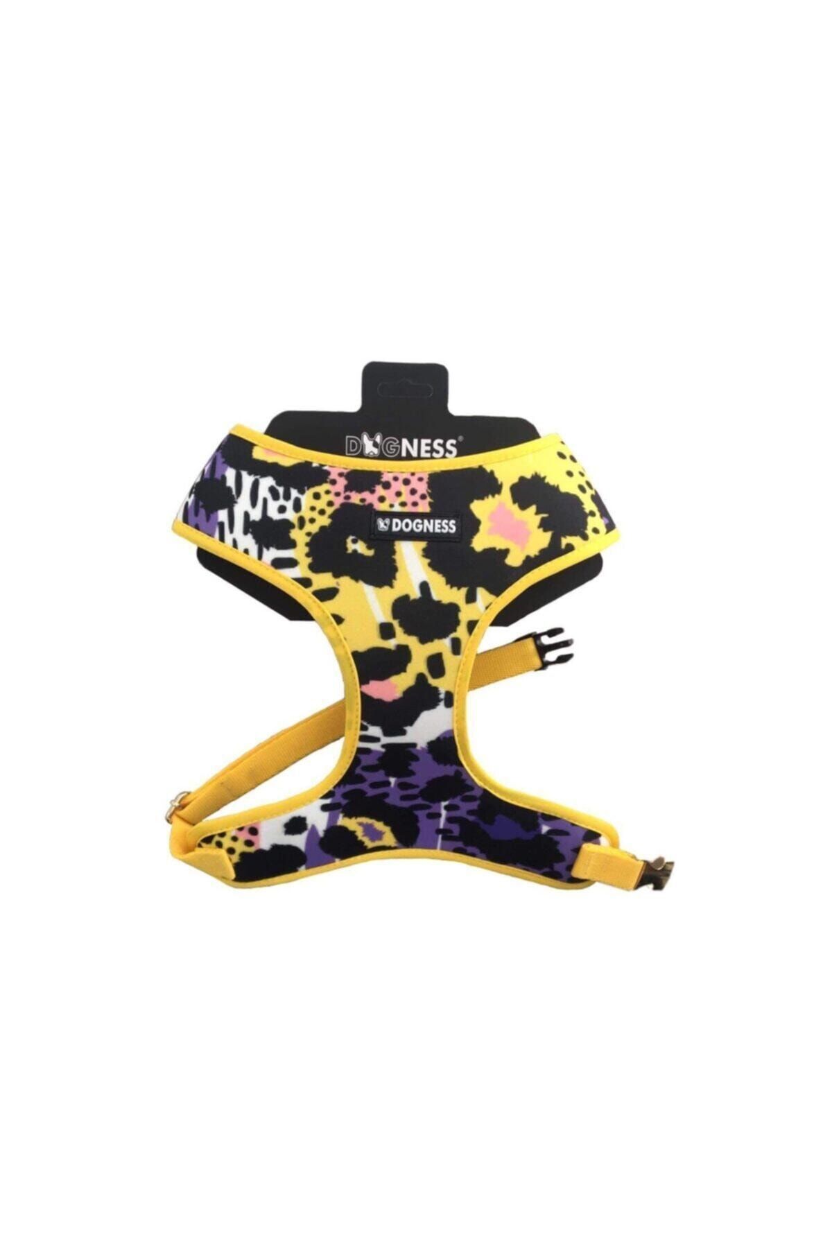 Dogness Leopard Model Özel Üretim Kedi Köpek Göğüs Tasması