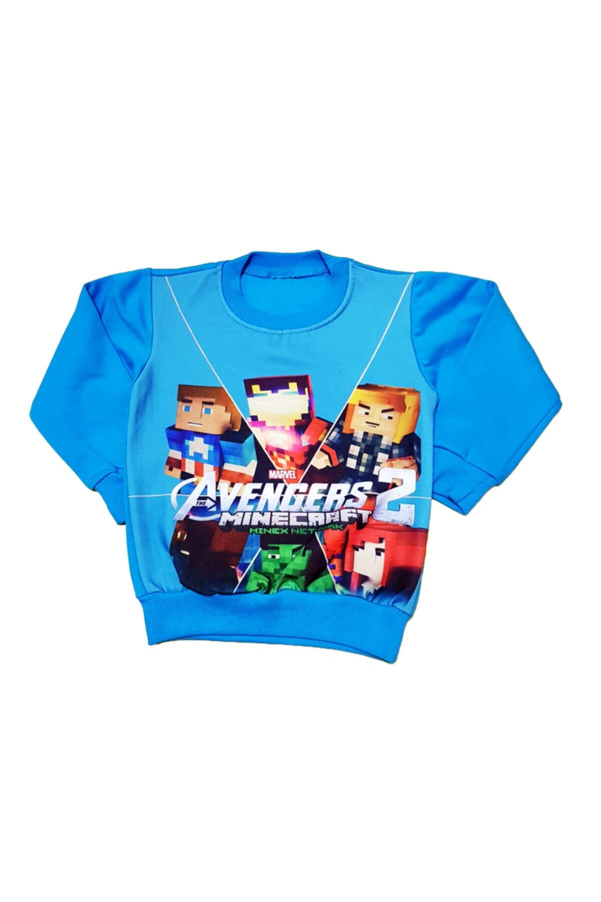 AVENGERS Minecraft Çocuk Sweatshirt