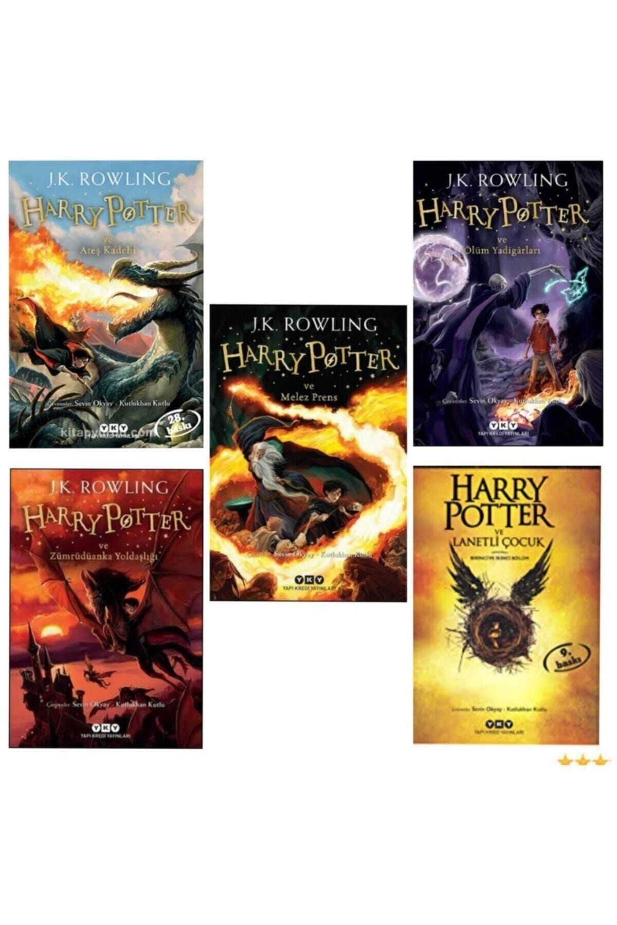 Yapı Kredi Yayınları Harry Potter 4 5 6 7 8 Harry Potter Set