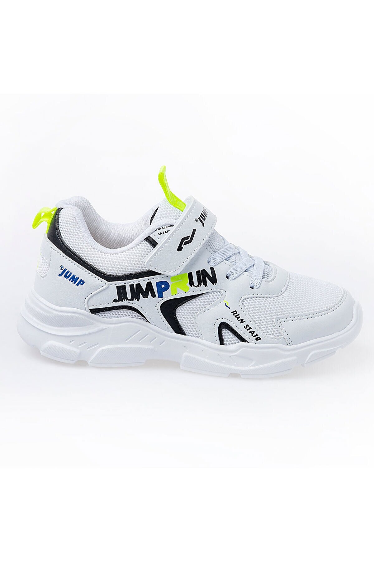 Jump 24747 Beyaz - Siyah Uniseks Çocuk Spor Ayakkabı