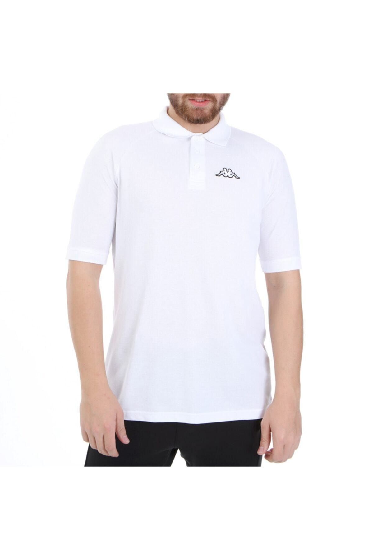 Kappa Erkek Polo T-shirt Calsı Beyaz