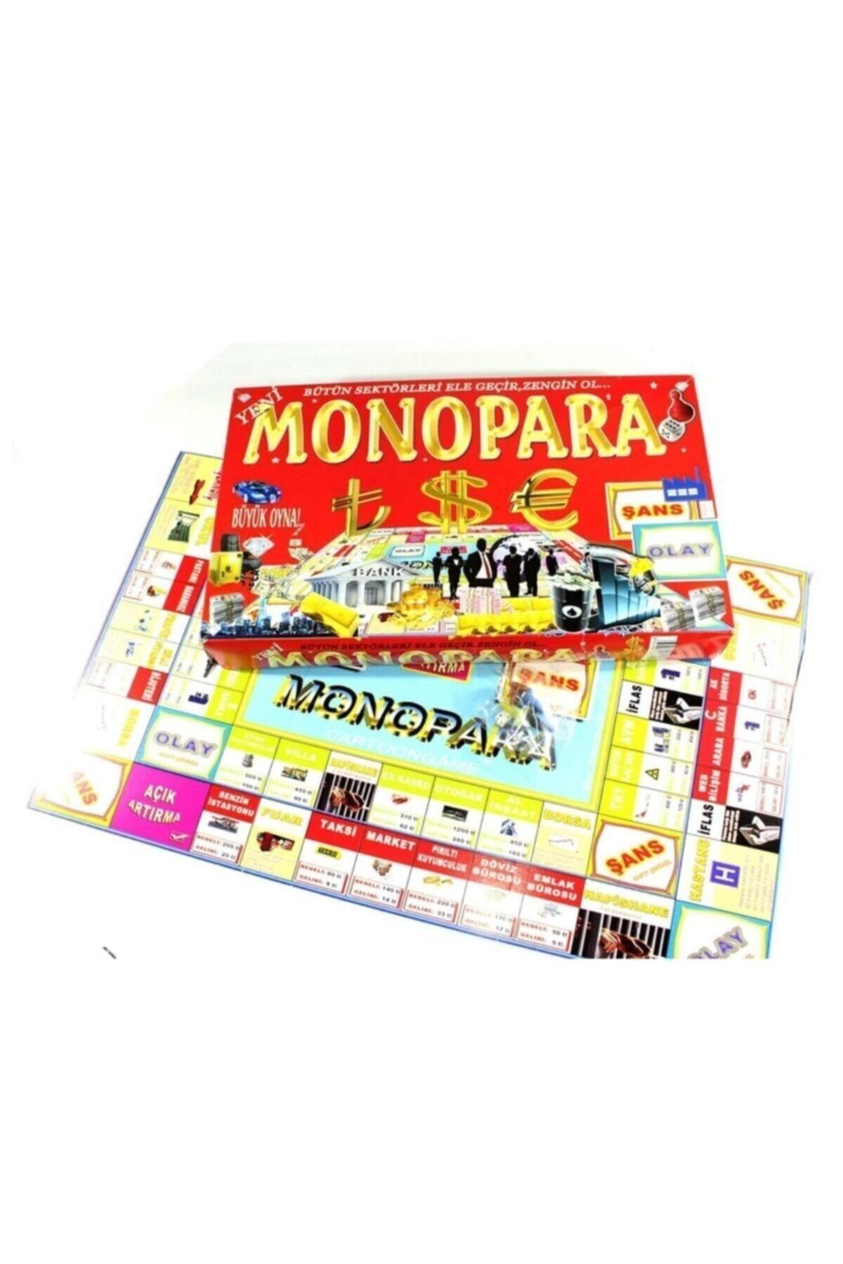 CARTOON Monopara Kutu Grup Oyunu Aile Ve Çocuk Eğlence Keyif Sürpriz Yılbaşı Hediye