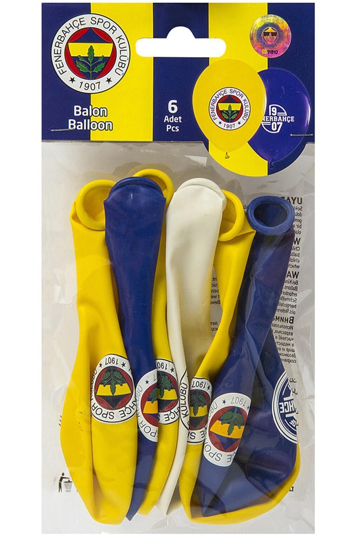 BalonEvi Marka: Fenerbahçe Poşet Içi 6'lı Balon Kategori: Dekoratif Ürünler