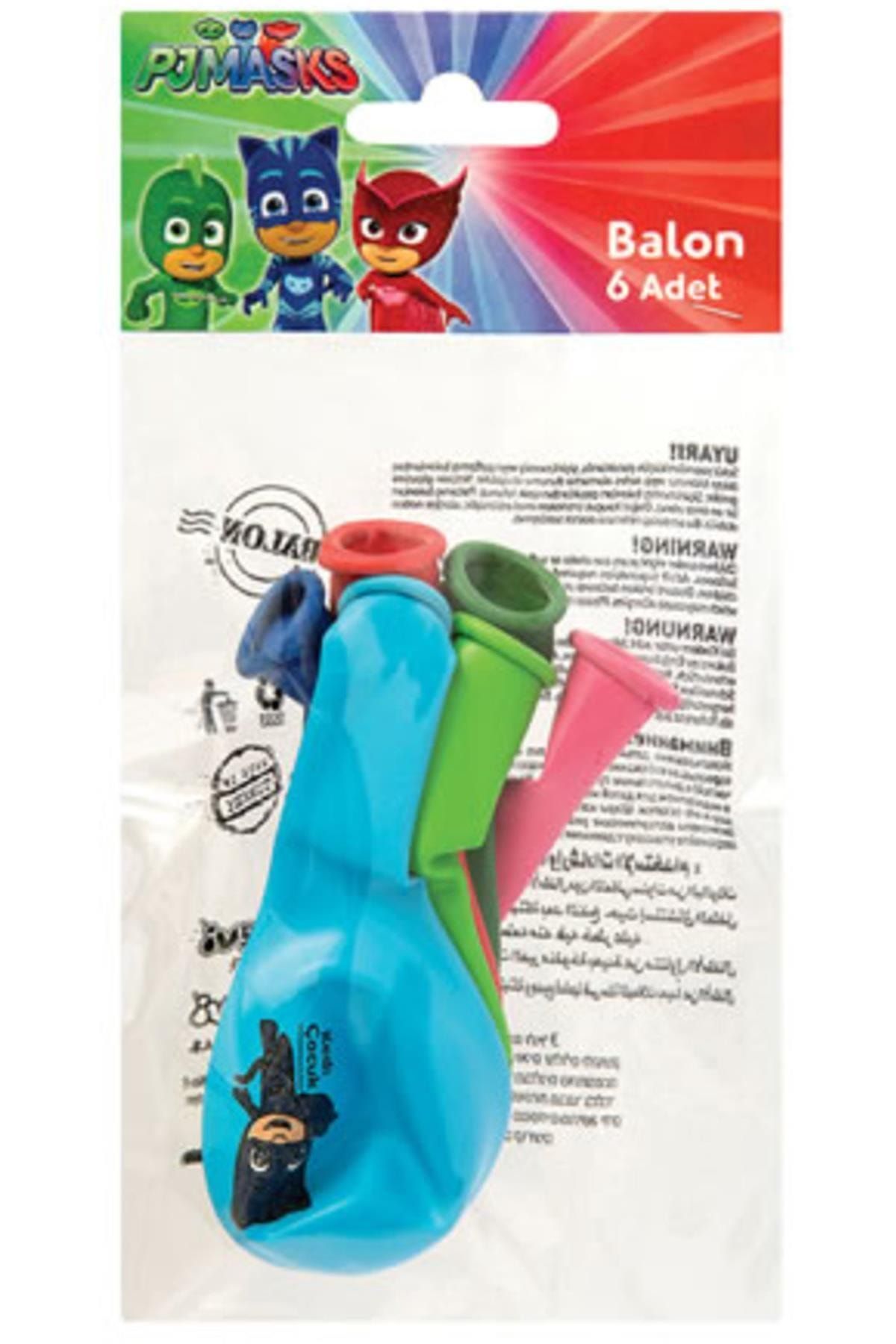Genel Markalar Marka: Pj Masks Poşet Içi 6lı Balon Kategori: Dekoratif Ürünler