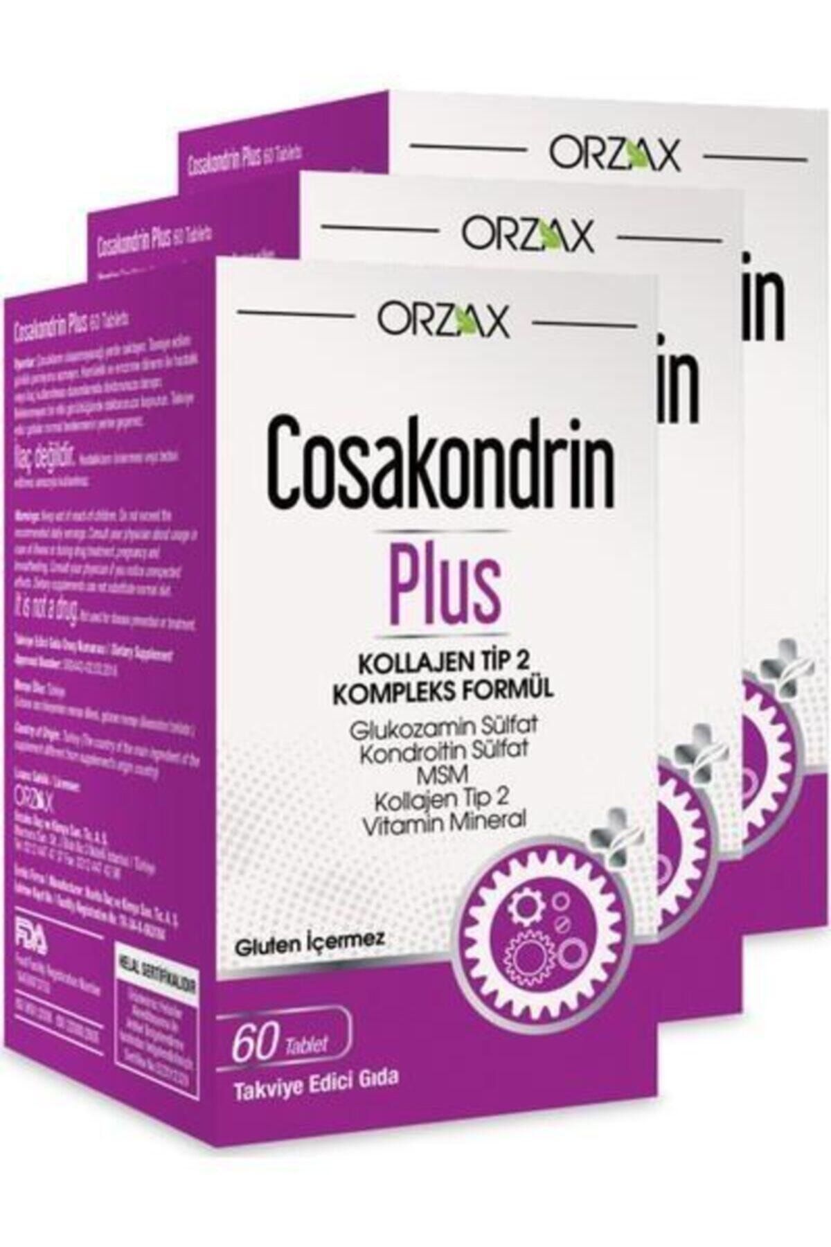 Ocean Orzax Cosakondrin Plus 60 Tablet 3'lü Paket