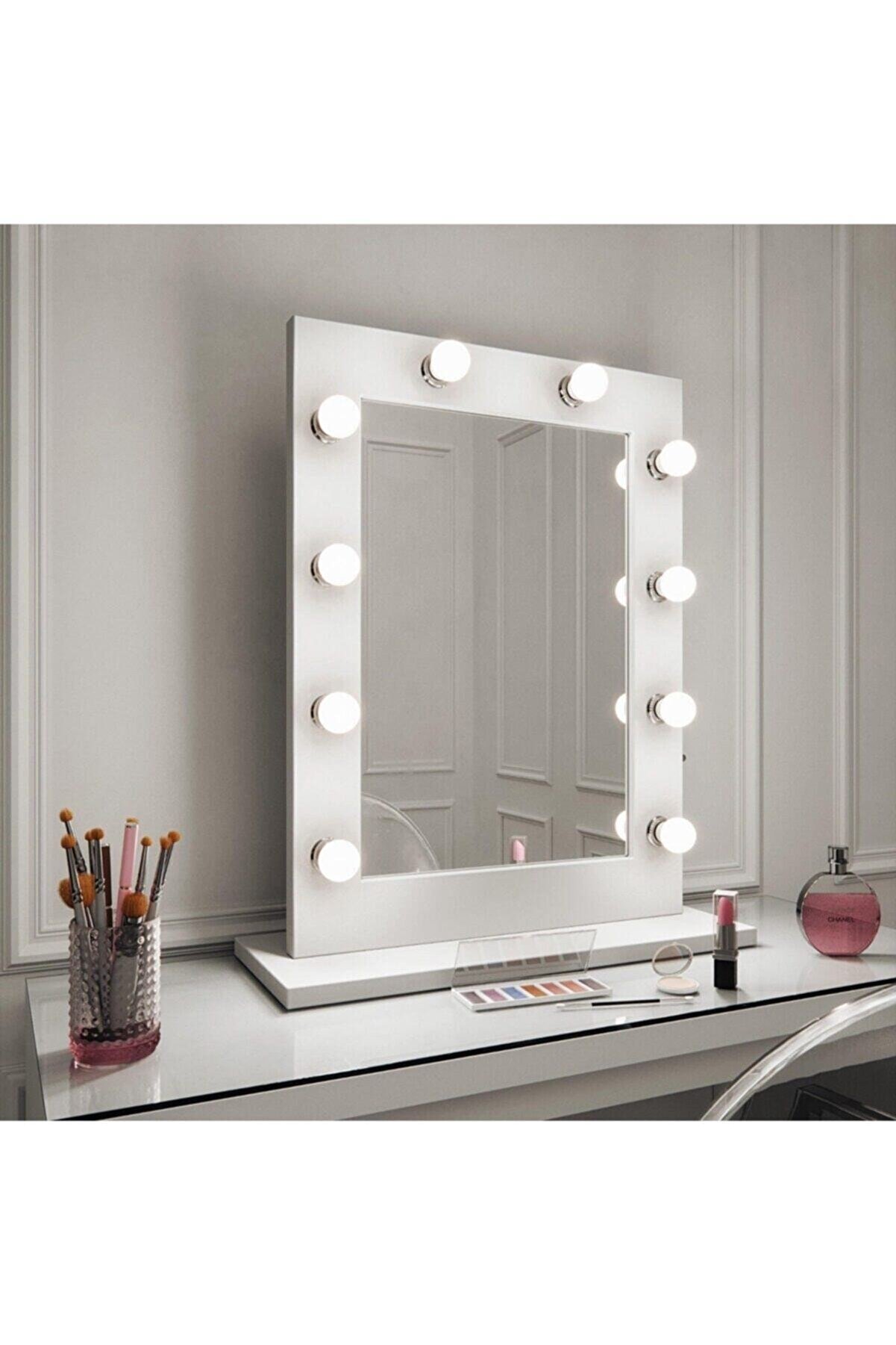 Seyyahhome Işıklı Makyaj Aynası 65x45 cm Ampuller Dahil