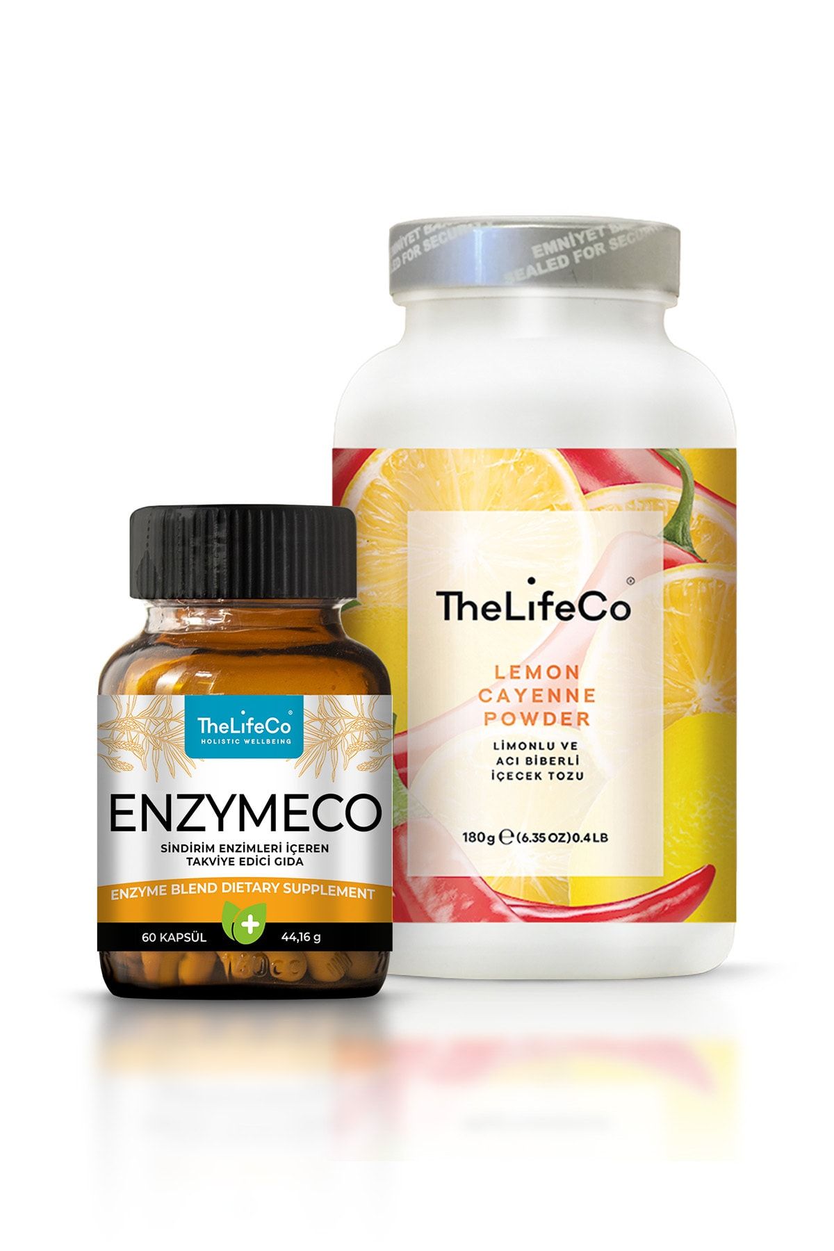 TheLifeCo Kilo Kontol Destek Paketi  Agave Paprika Limon  Enzymco
