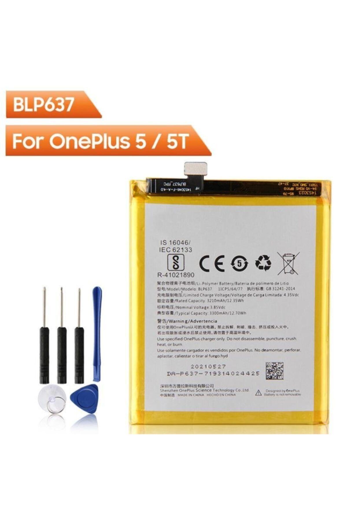 Oneplus 5 Batarya Blp637