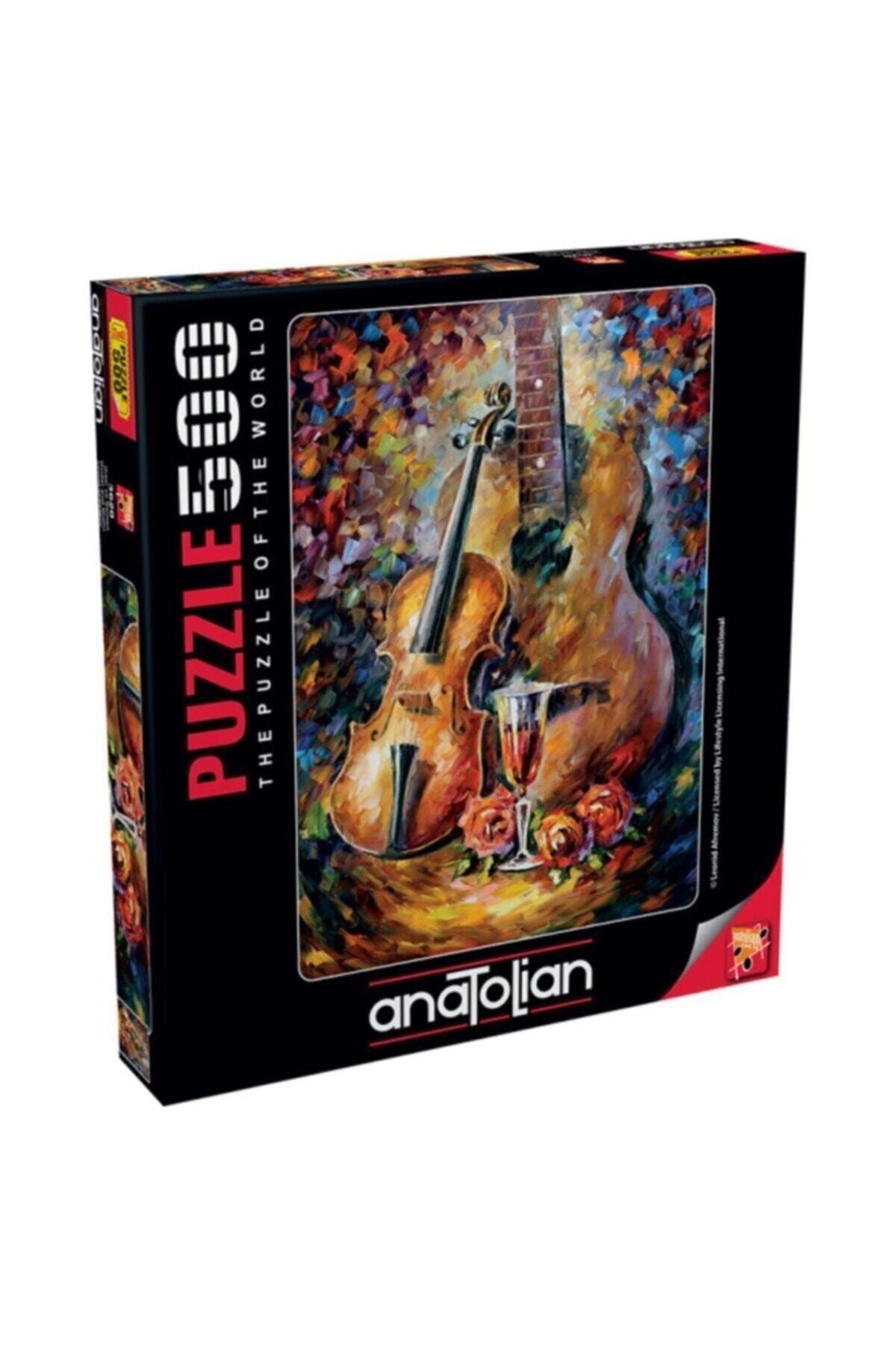 Anatolian Puzzle Gitar ve Keman / 500 Parçalık Puzzle, Kod:3620