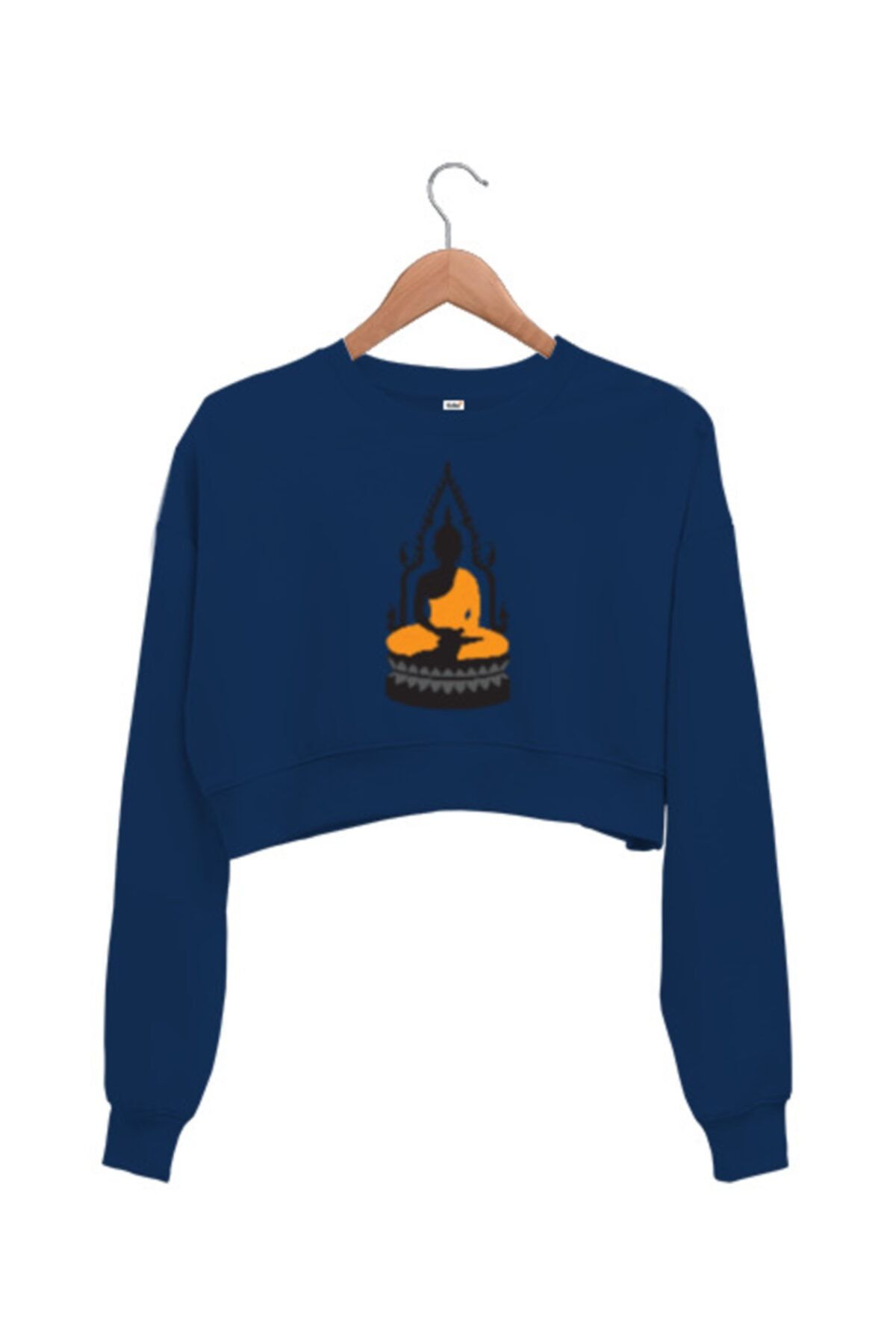 Tisho Meditasyon Yoga Kadın Crop Sweatshirt