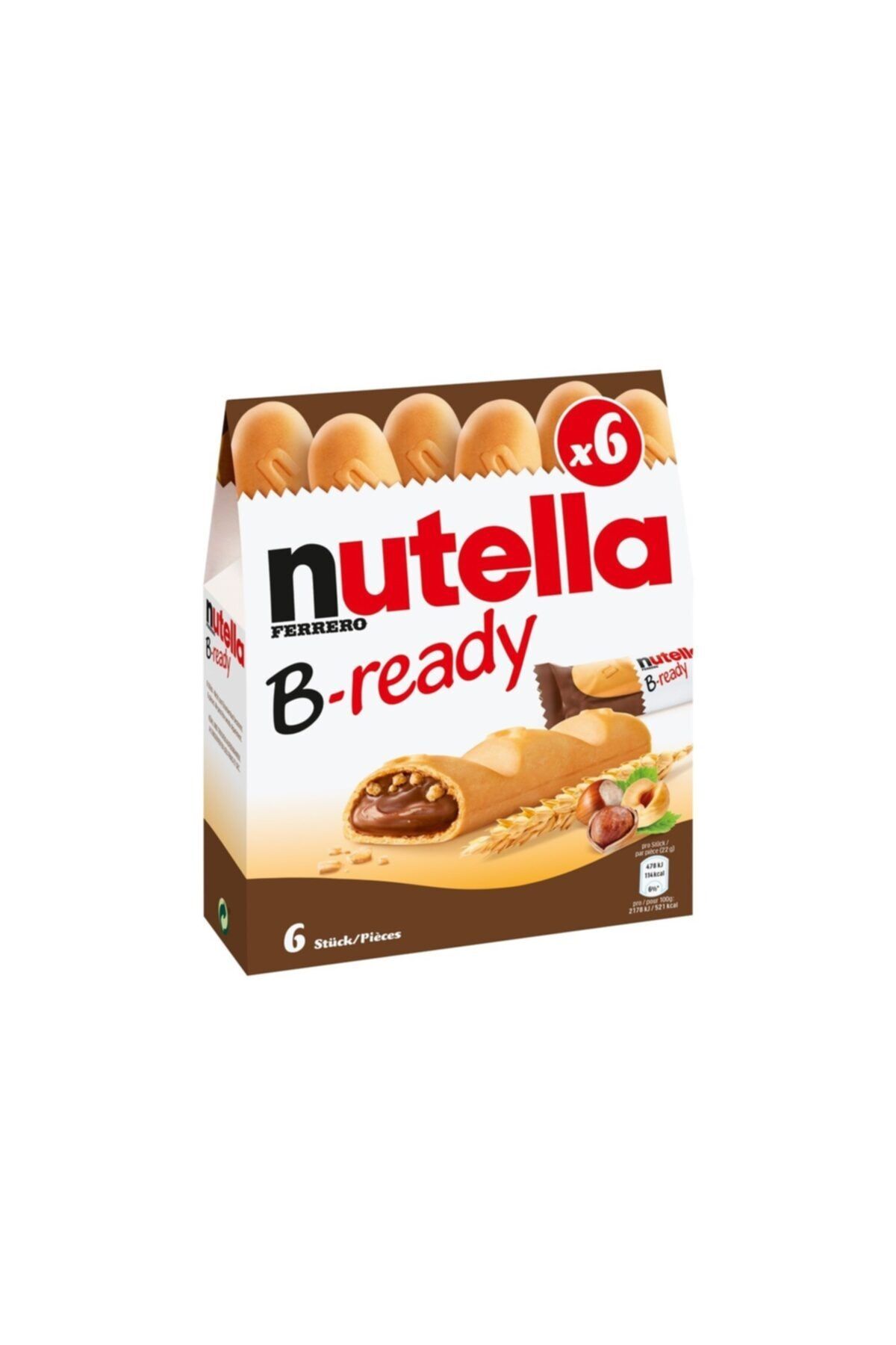 Nutella B-ready Çikolata 1 Paket 132 gr.