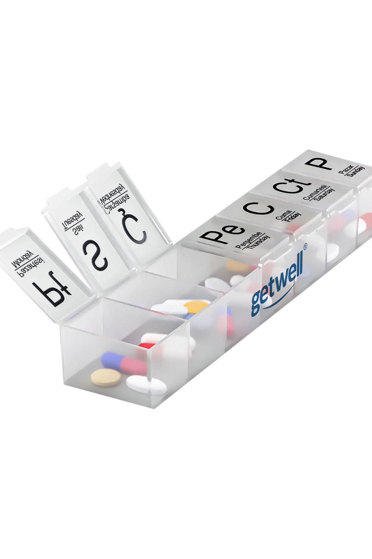 Getwell Haftalık Ilaç Kutusu Kategori: Diğer Sağlık Ürünleri