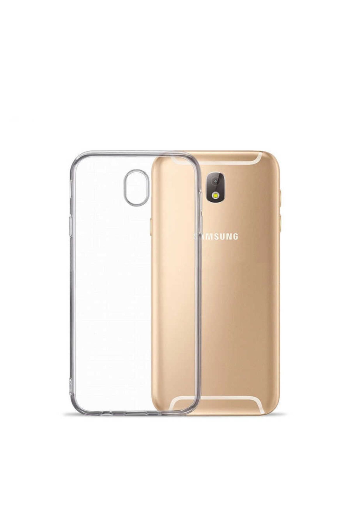 Fibaks Samsung Galaxy J730 Pro Uyumlu Kılıf Yumuşak Şeffaf Süper Silikon