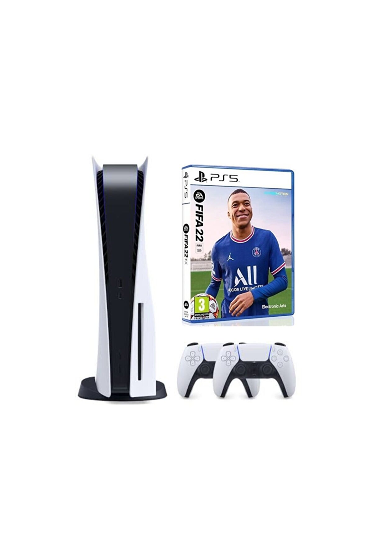 Sony Playstation 5 825 GB + 2. PS5 Dualsense + Fifa 22 PS5 Oyun