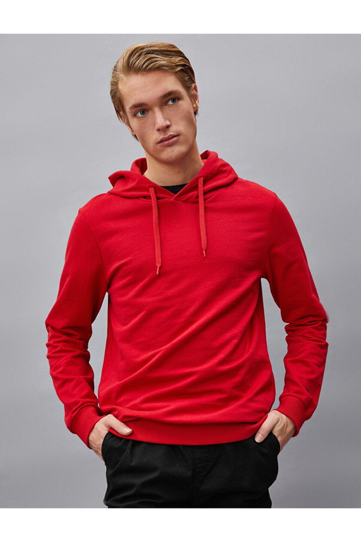 Koton Erkek Kırmızı Sweatshirt 1KAM71750LK