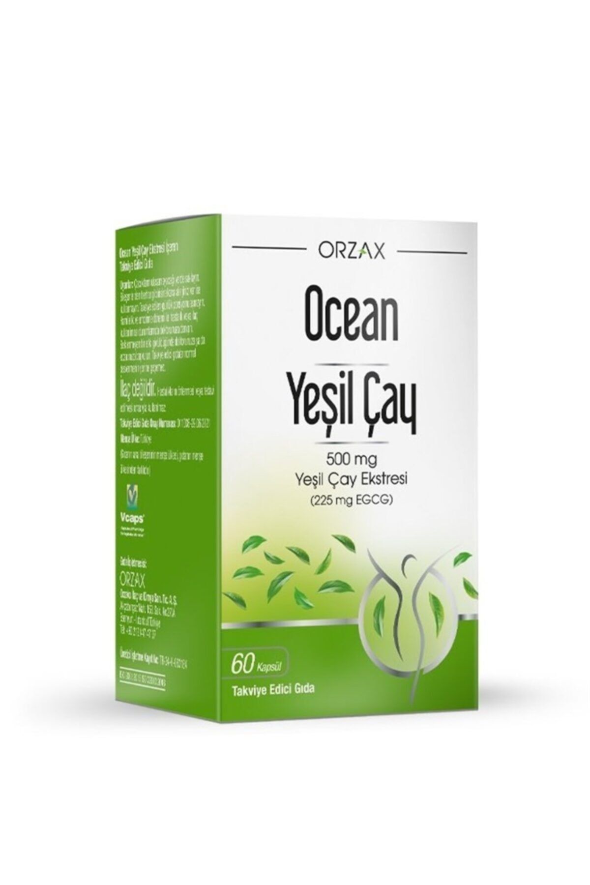 Ocean Ocean Green Tea 500mg 60 Kapsül - Yeşil Çay