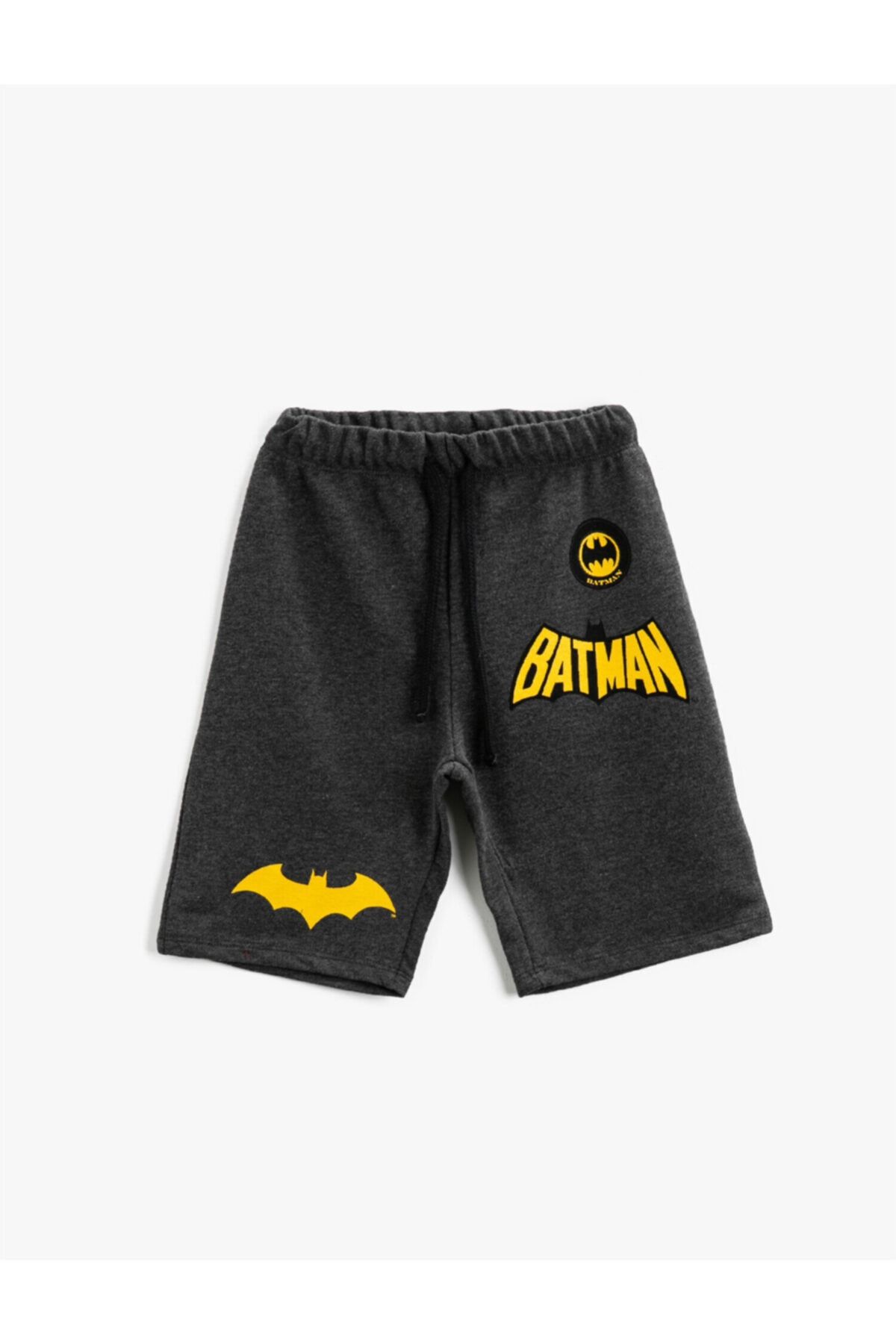 Koton Erkek Çocuk Gri Batman Şort Lisanslı Baskılı