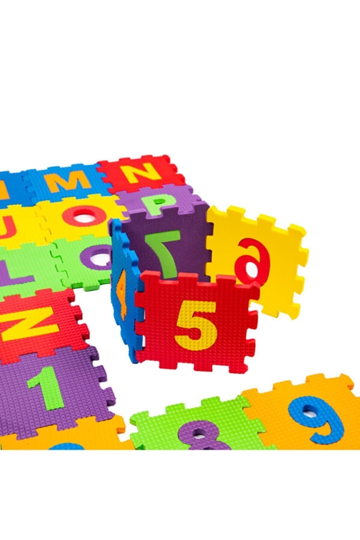 Genel Markalar Oyuncak Eva Puzzle 12 X 12 Cm X 7 Mm Harfler Ve Sayılar /