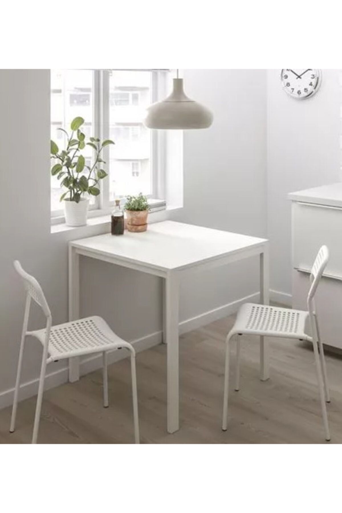IKEA Melltorp/adde Yemek Masası Ve Sandalye Seti, Beyaz