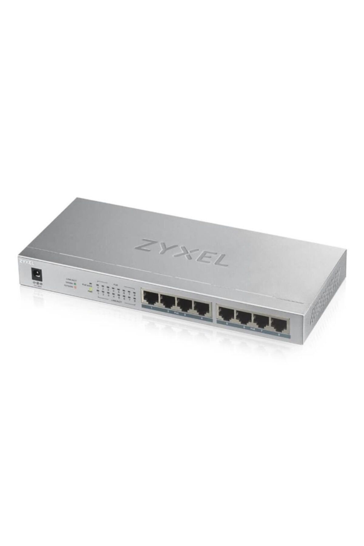 Zyxel Gs-1008hp 8 Port Poe+ Gigabit 10/100/1000 Mbps Switch