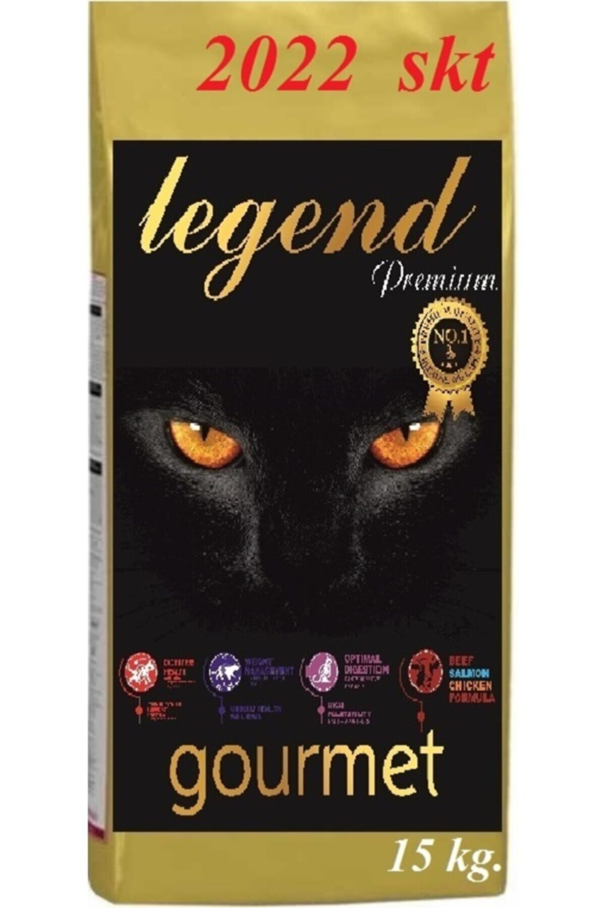 Legend Gold Gourmet Düşük Tahıllı Kuzu Etli, Tavuklu Ve Balıklı Yetişkin Kedi Maması 15 Kg (gdo 'suz)