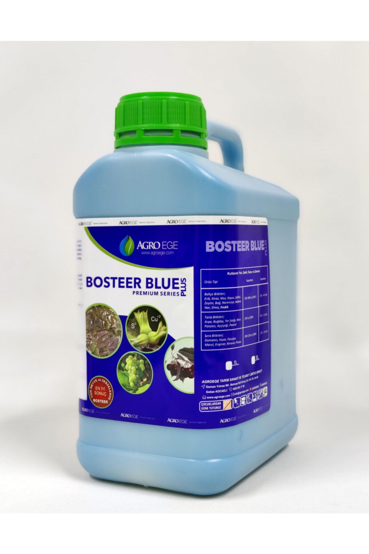 AGROEGE Kış Bakırı Bosteer Blue  Kükürt + Bakır  5 Litre  7,5 kg