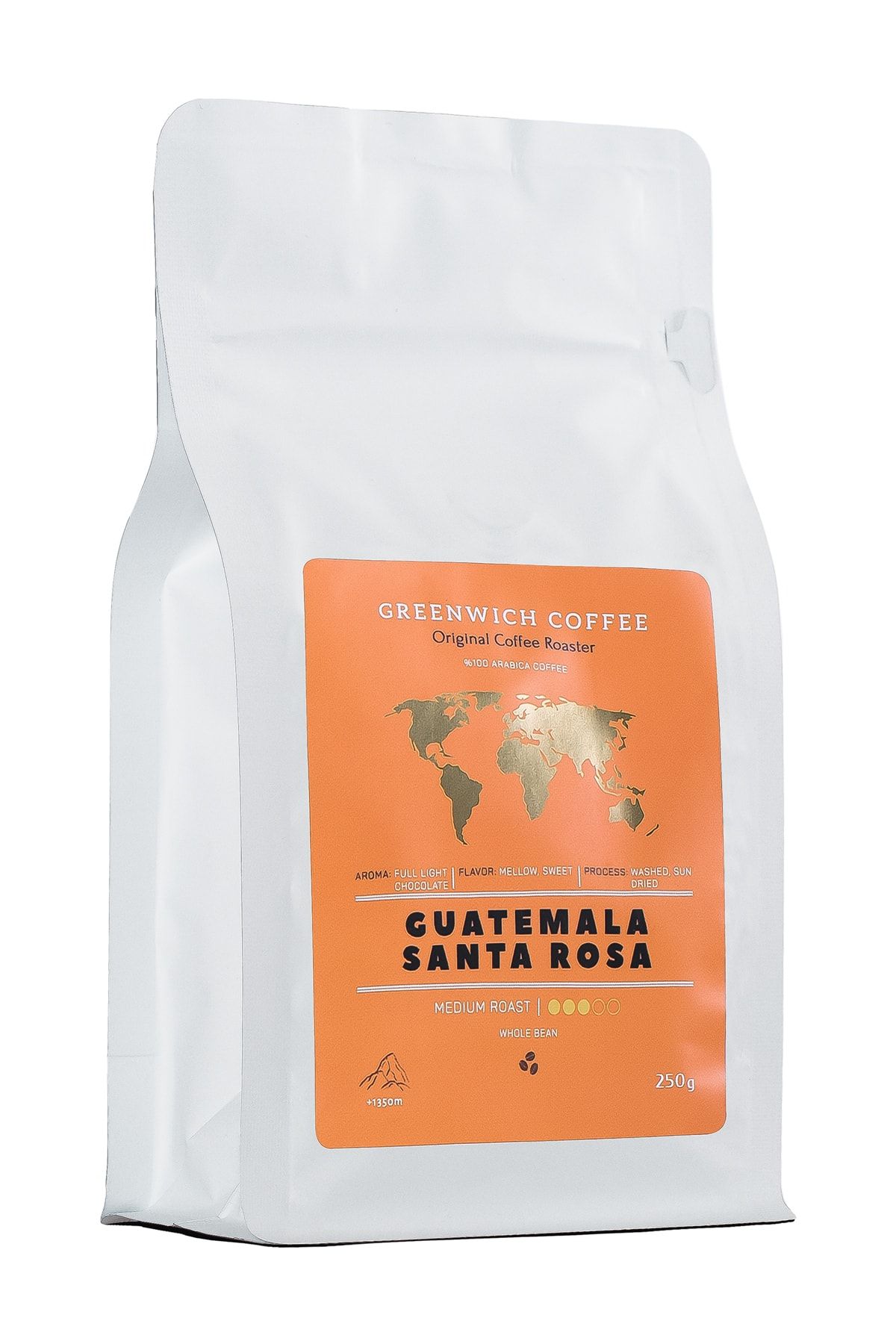 Greenwich Coffee Guatemala Antigua Santa Rosa | Filtre Kahve Çekirdek Kahve Yöresel %100 Arabica 250 gr