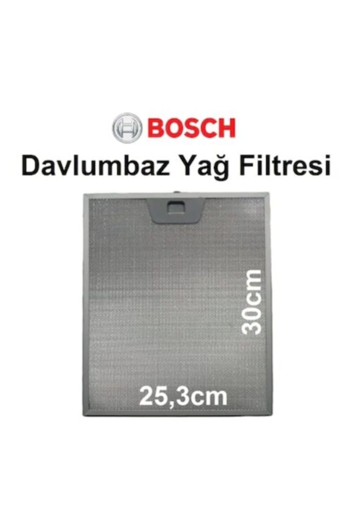 Bosch Davlumbaz Filtresi 253x300 Aspiratör Tel Filtre 25,3x30cm