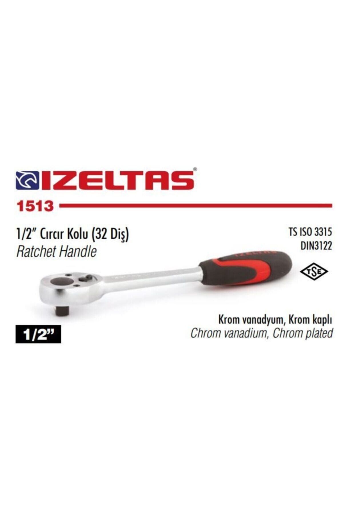 İzeltaş 250 Mm Cırcır Kolu ( 32 Diş ) 1/2"