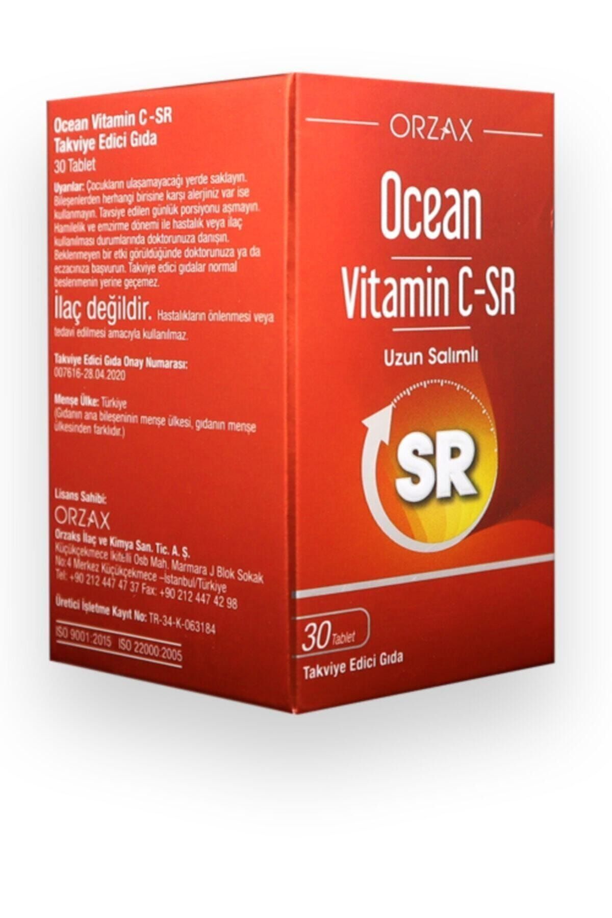 Orzax Ocean Vitamin C Sr 30 Tablet
