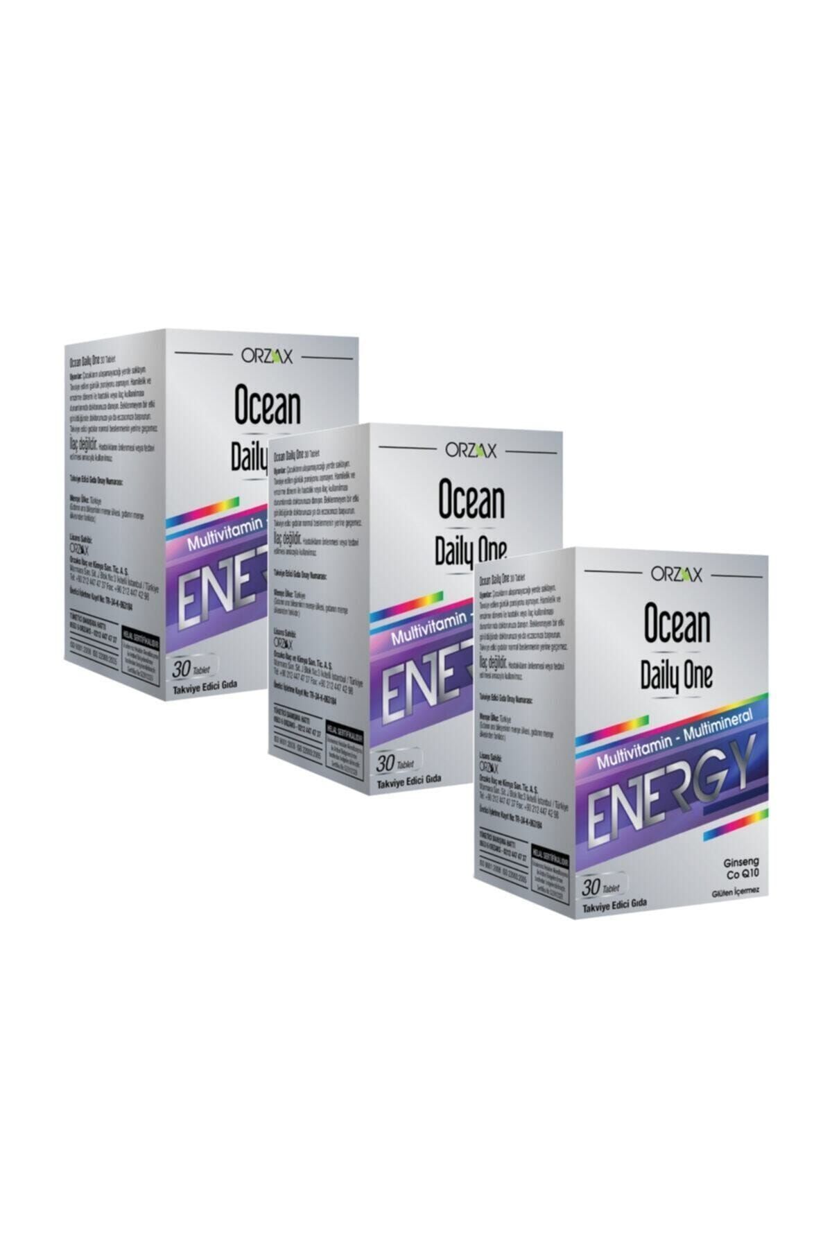 Orzax Ocean Daily One Energy 30 Tablet 3 Adet