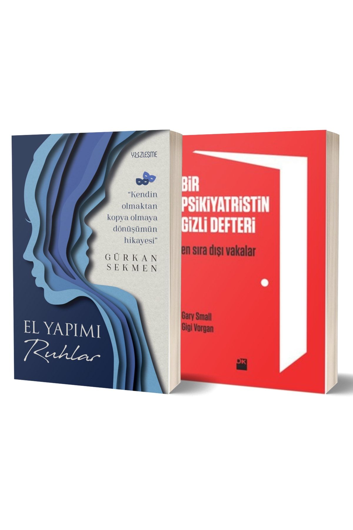 Yüzleşme Yayınları El Yapımı Ruhlar  Bir Psikiyatristin Gizli Defteri 2 Kitap Set Gürkan Sekmen