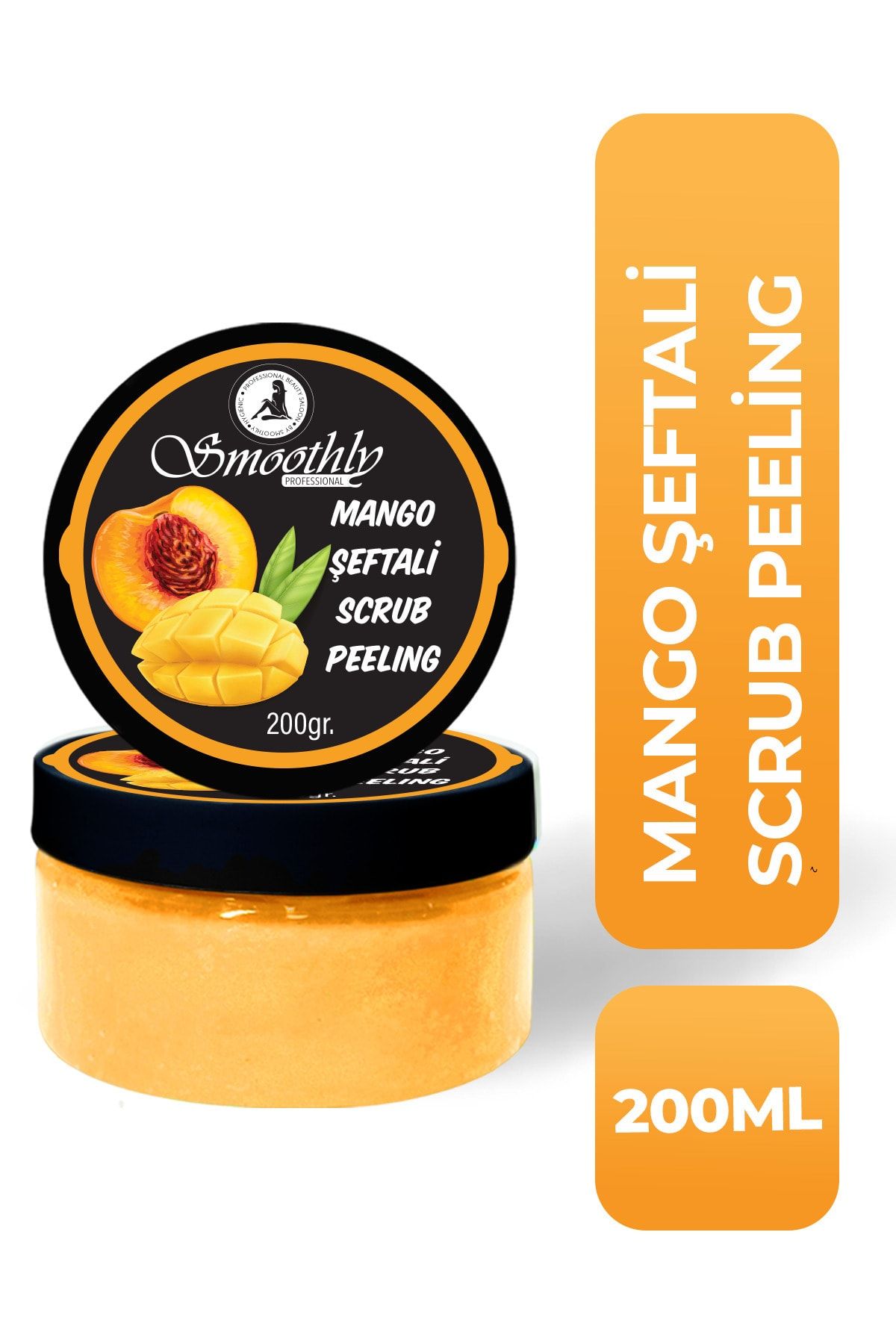 Smoothly Mango & Şeftali Aromalı Canlandırıcı & Yumuşatıcı El Ayak Ve Vücut Bakım Peelingi 200gr
