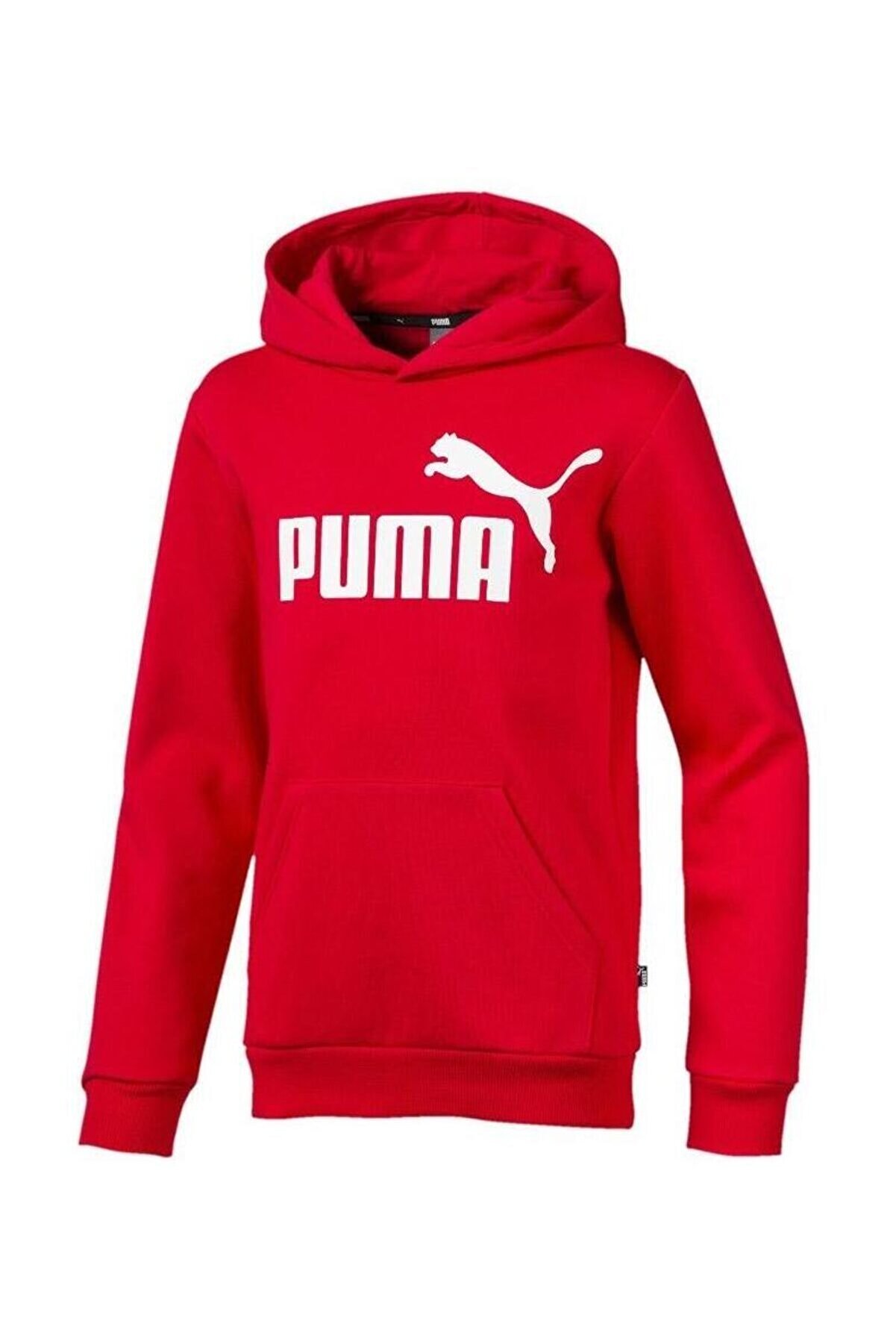 Puma ESS Logo Hoody FL B High Risk Red