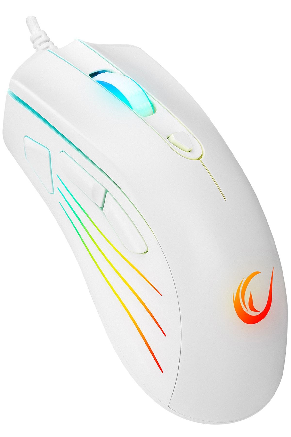 Rampage Marka: Smx-r33 Lımbo 6400 Dpi Rgb Oyuncu Mouse Beyaz Makrolu (white) Kategori: Mou