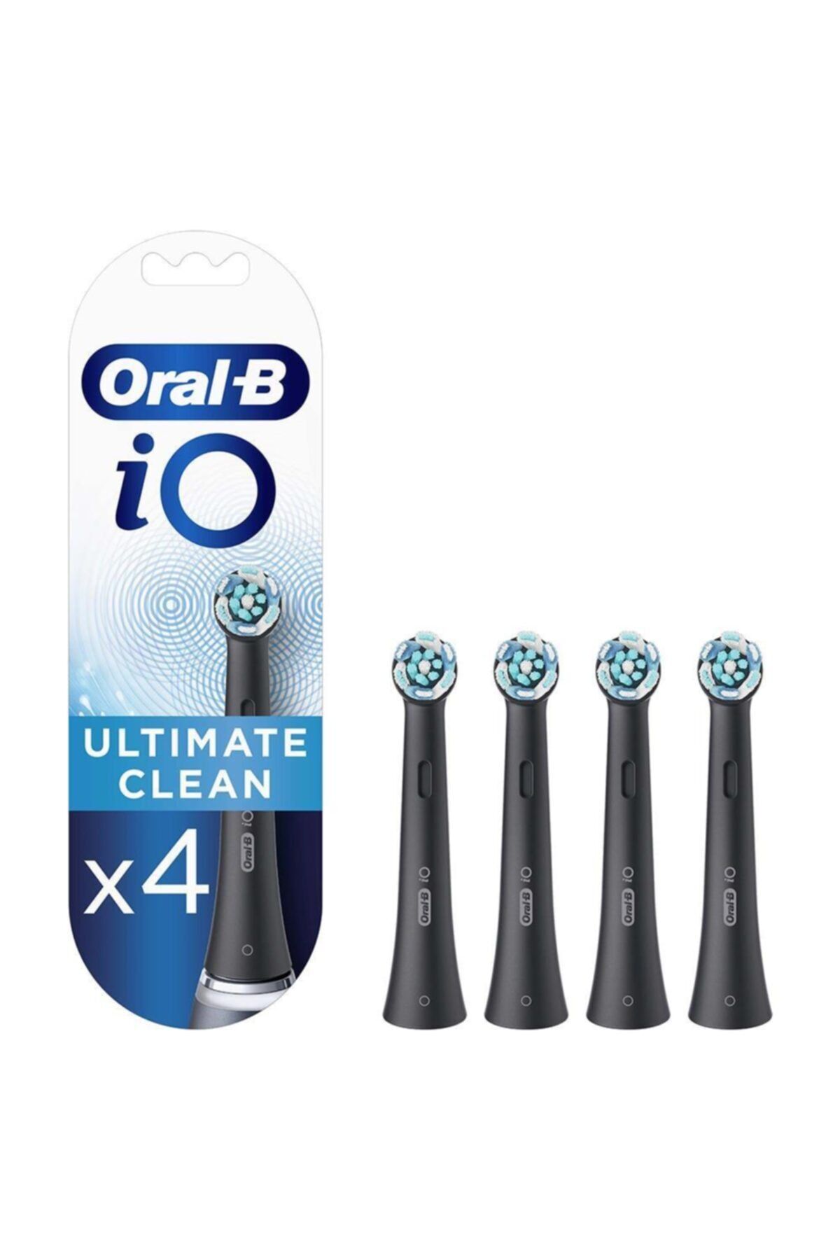 Oral-B iO Ultimate Clean Siyah Diş Fırçası Yedek Başlığı 4 Adet