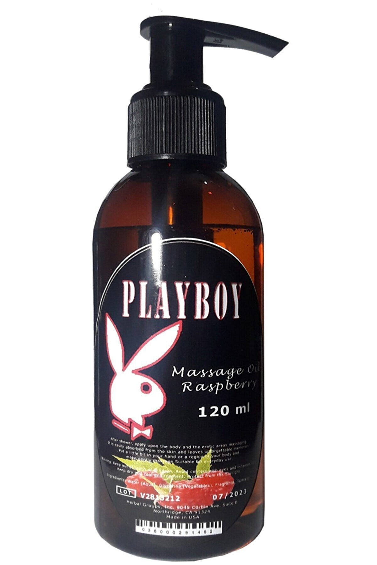 Playboy Ahududu Aromalı Kokulu Erotik Rahatlatıcılı Vücut Aromaterapi Masaj Yağı 120 ml