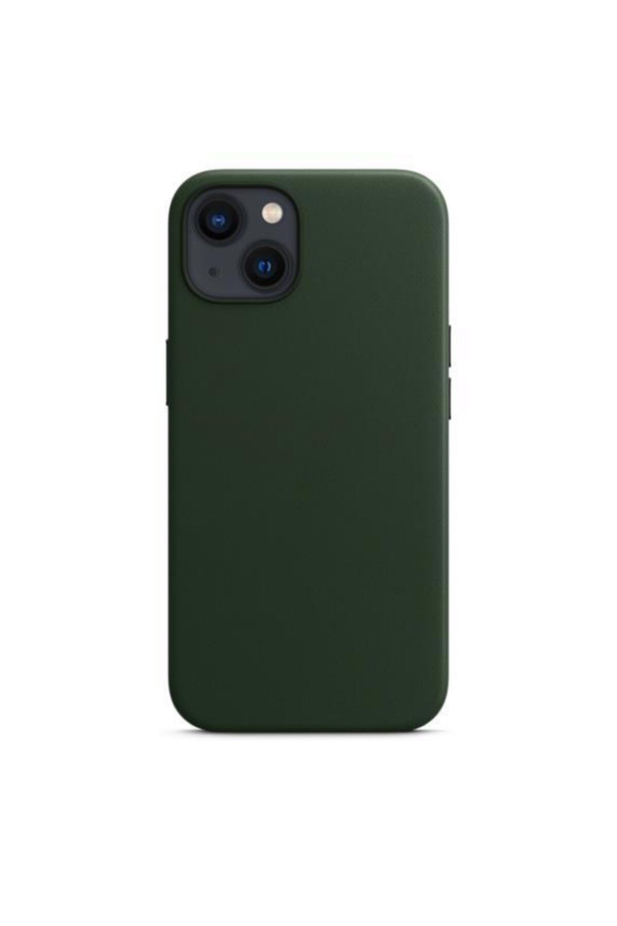 Joyroom Iphone 13 Pro Max Pro Uyumlu Magsafe Özellikli Deri Kılıf Koyu Yeşil