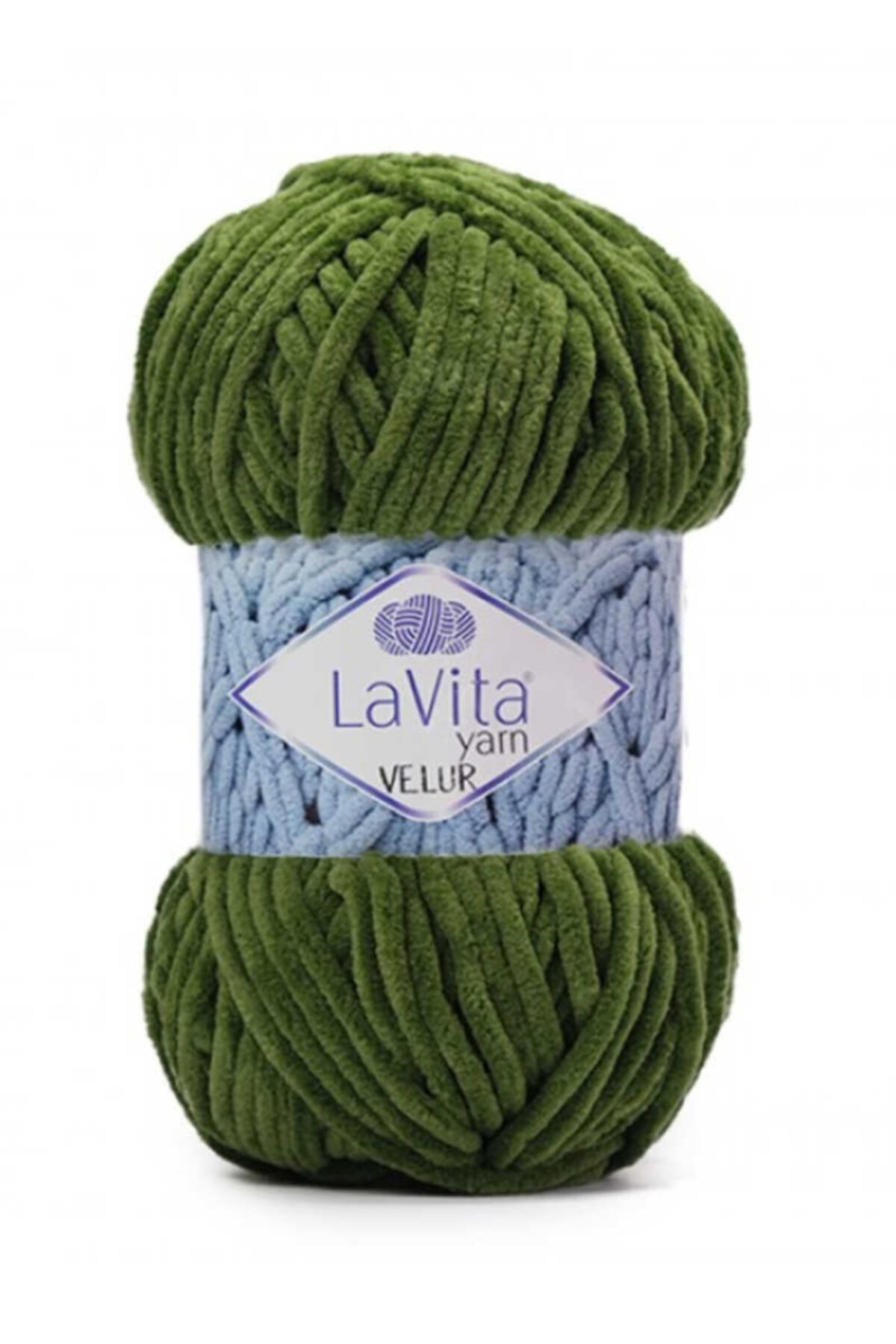 LaVita Yarn Velur El Örgü Ipi 8119 Çam Yeşili