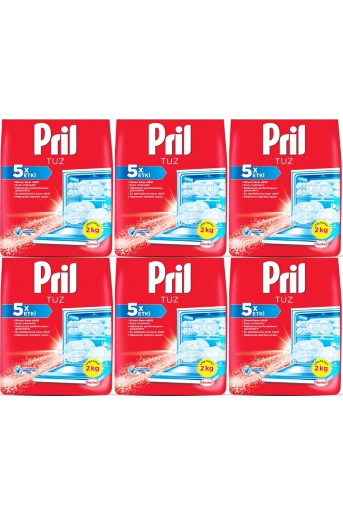 Pril Bulaşık Makinası Tuzu 2 Kg 6 Adet